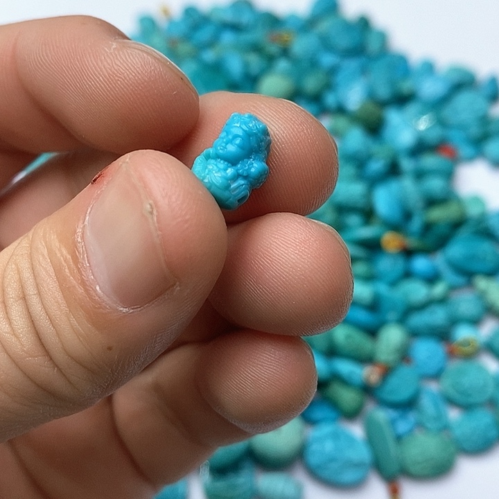 绿松石珠宝奇石未镶嵌