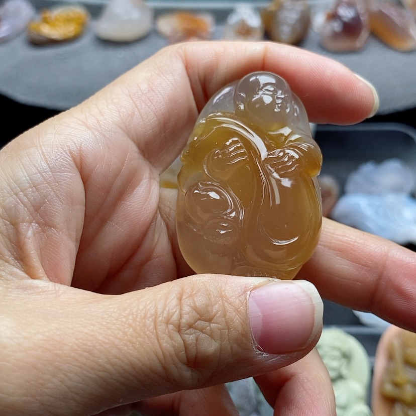 【闪购商品】未镶嵌吊坠定制玛瑙