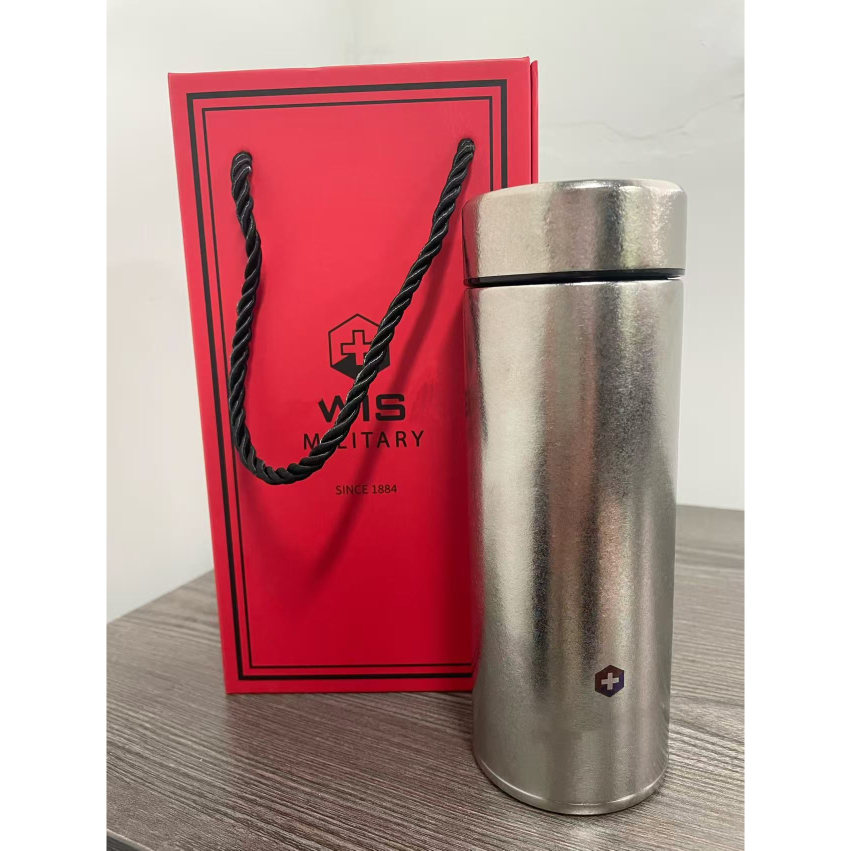 纯钛直杯420ml礼盒装保温杯商务杯