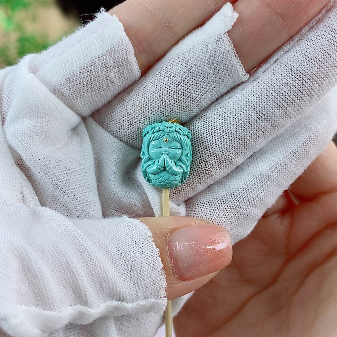 绿松石珠宝奇石未镶嵌