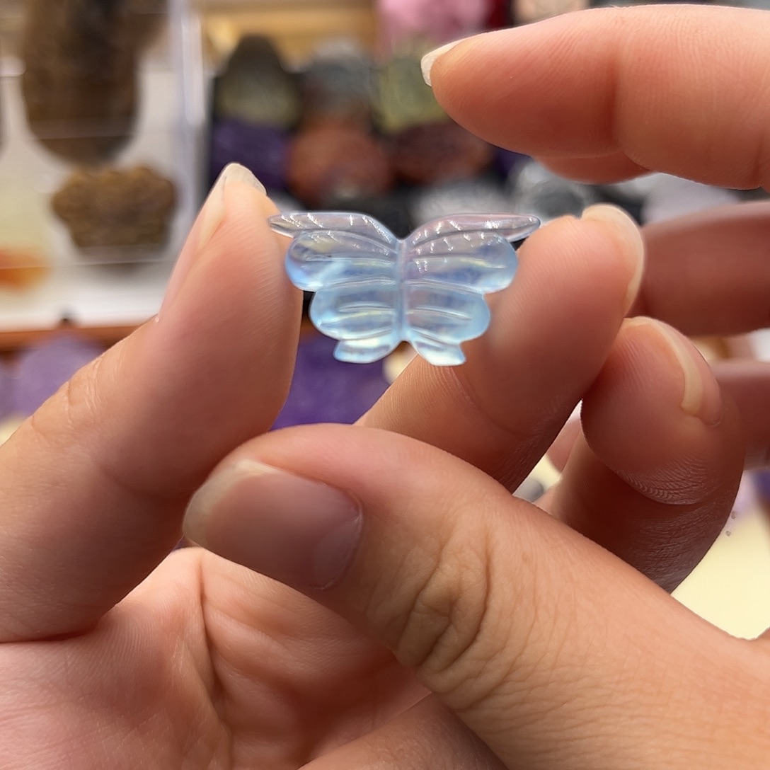 银S925镶嵌颈饰水晶花**央➕链子一套7