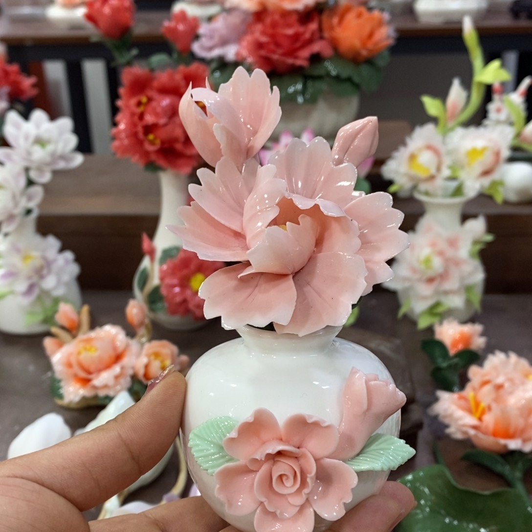 瓷片陶瓷工艺品摆件