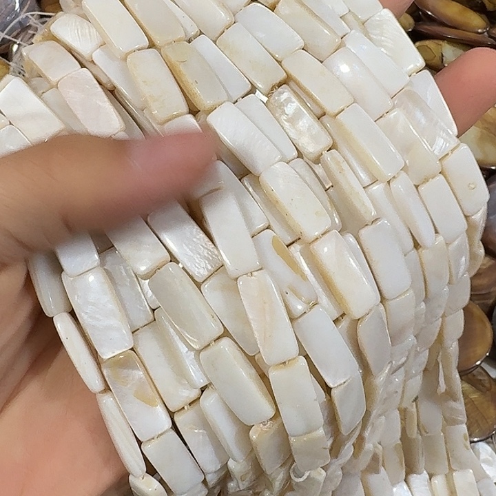 玛瑙/玉髓合金珠宝半成品2条7x17长方形