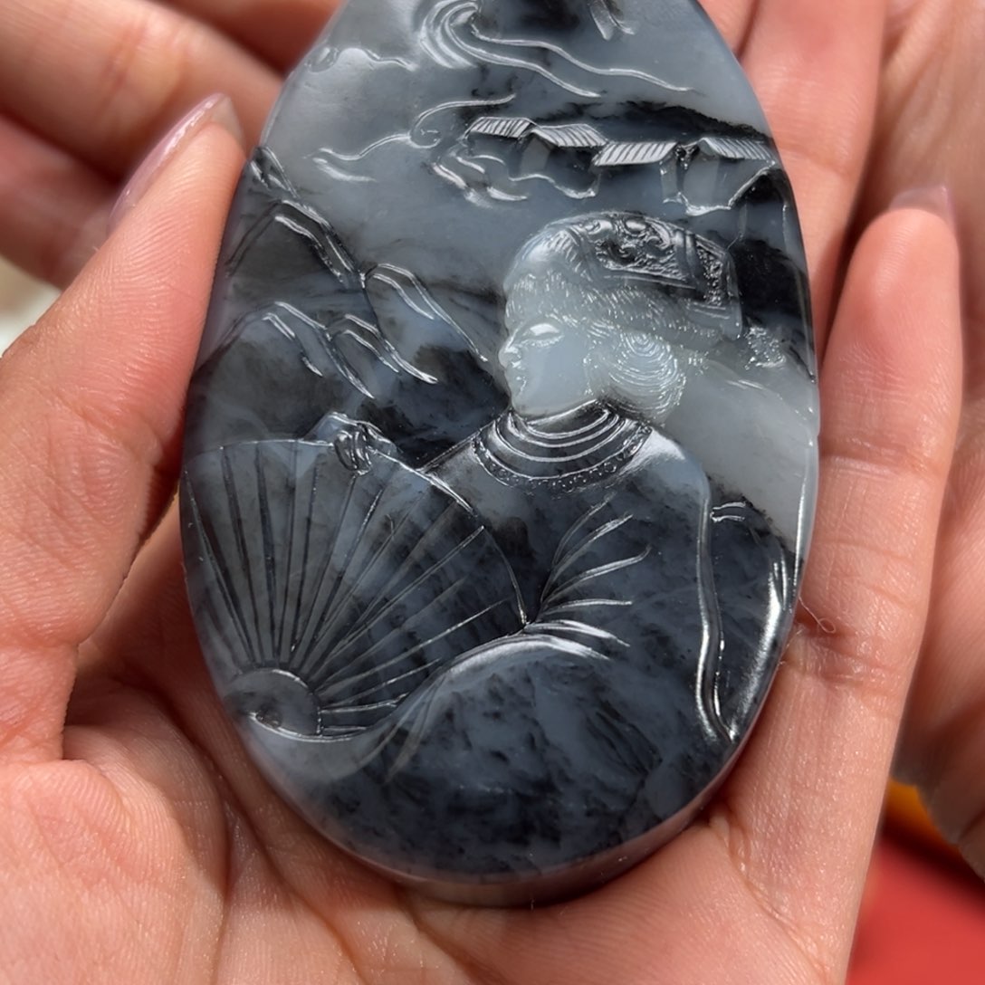 【闪购商品】和田玉手把未镶嵌旭**升