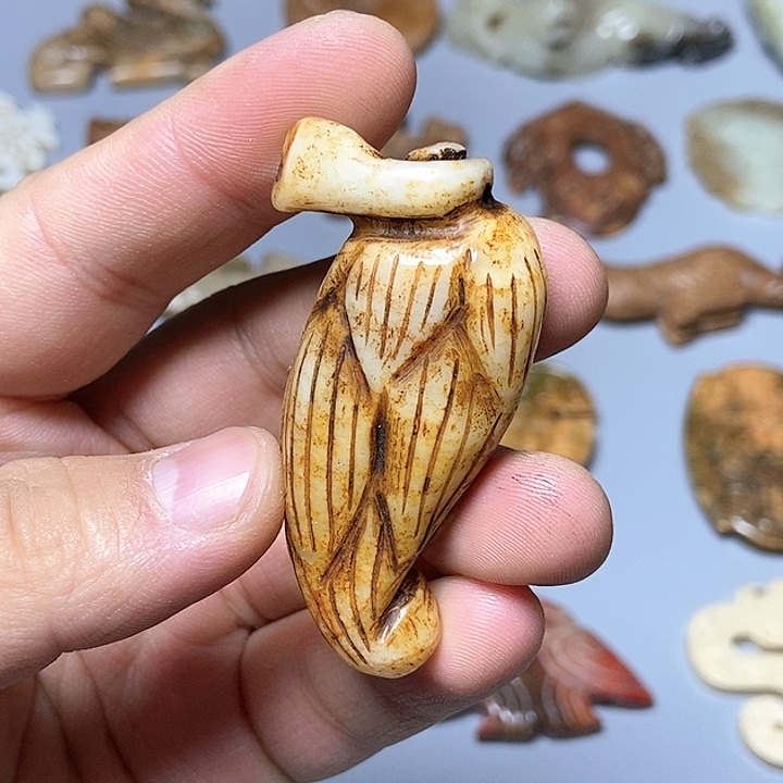 和田玉未镶嵌颈饰36