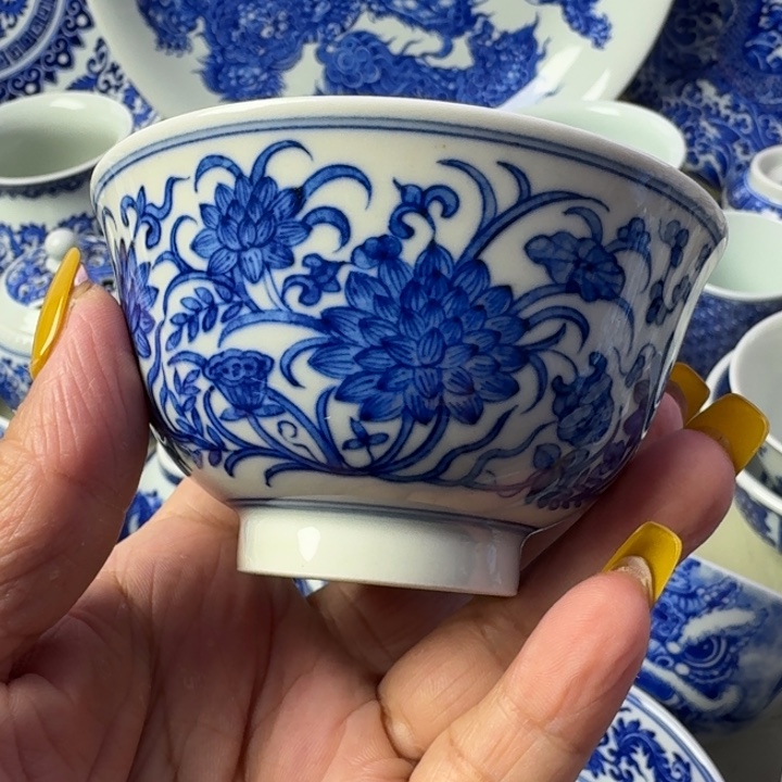 景德镇陶瓷手绘单杯