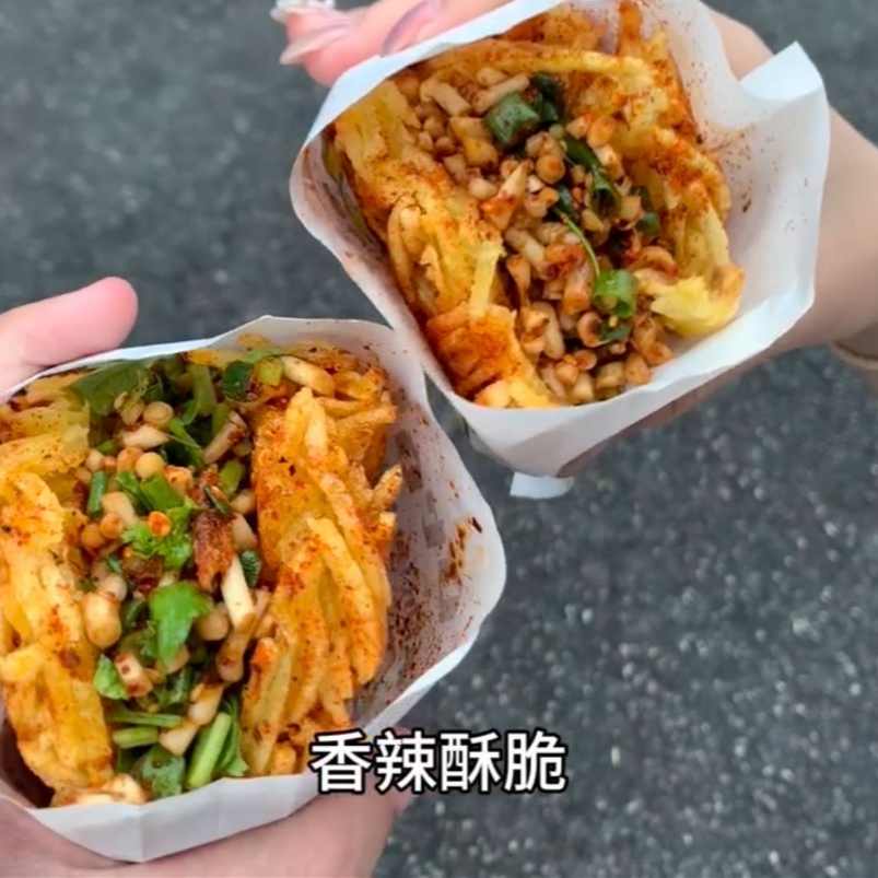 黄金土豆饼摆摊技术商用配方