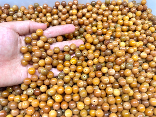 【焦糖色】天然菩提散珠卡11.5mm菩提手串