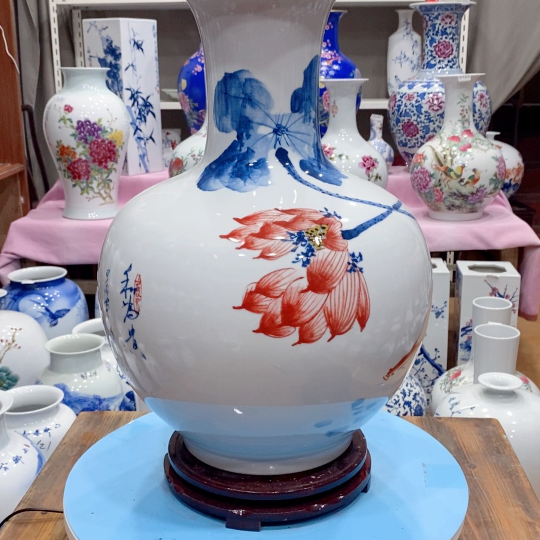 摆件用****9景德镇陶瓷赏瓶