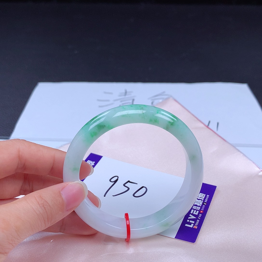 翡翠手镯未镶嵌手镯001857