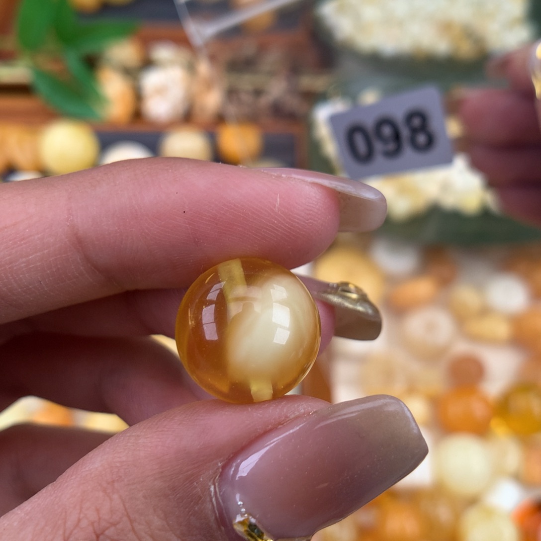 琥珀珠宝奇石未镶嵌14.5