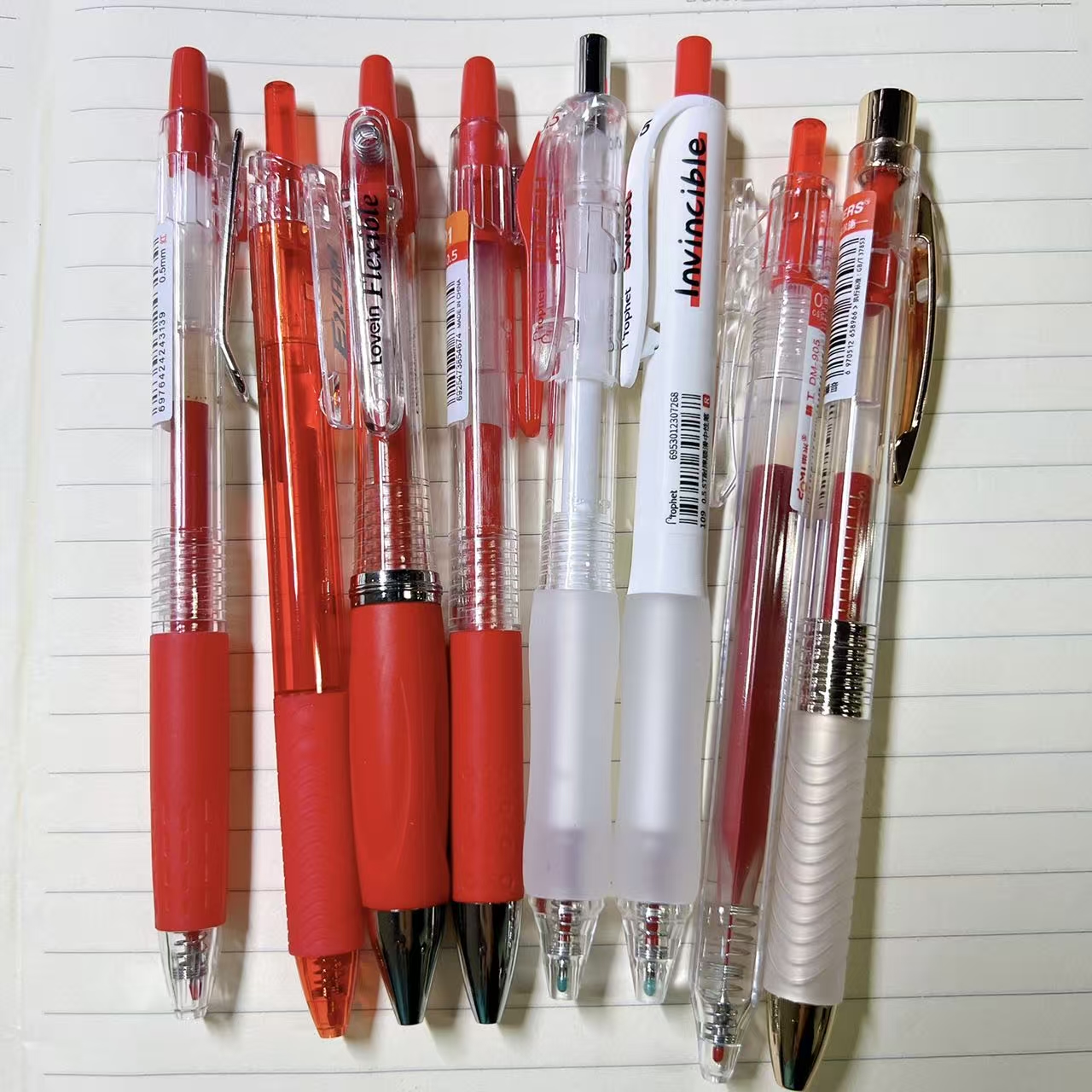 【红墨-8支】A34知心鸭先知德尔施LaLa,掉封蜡不售后