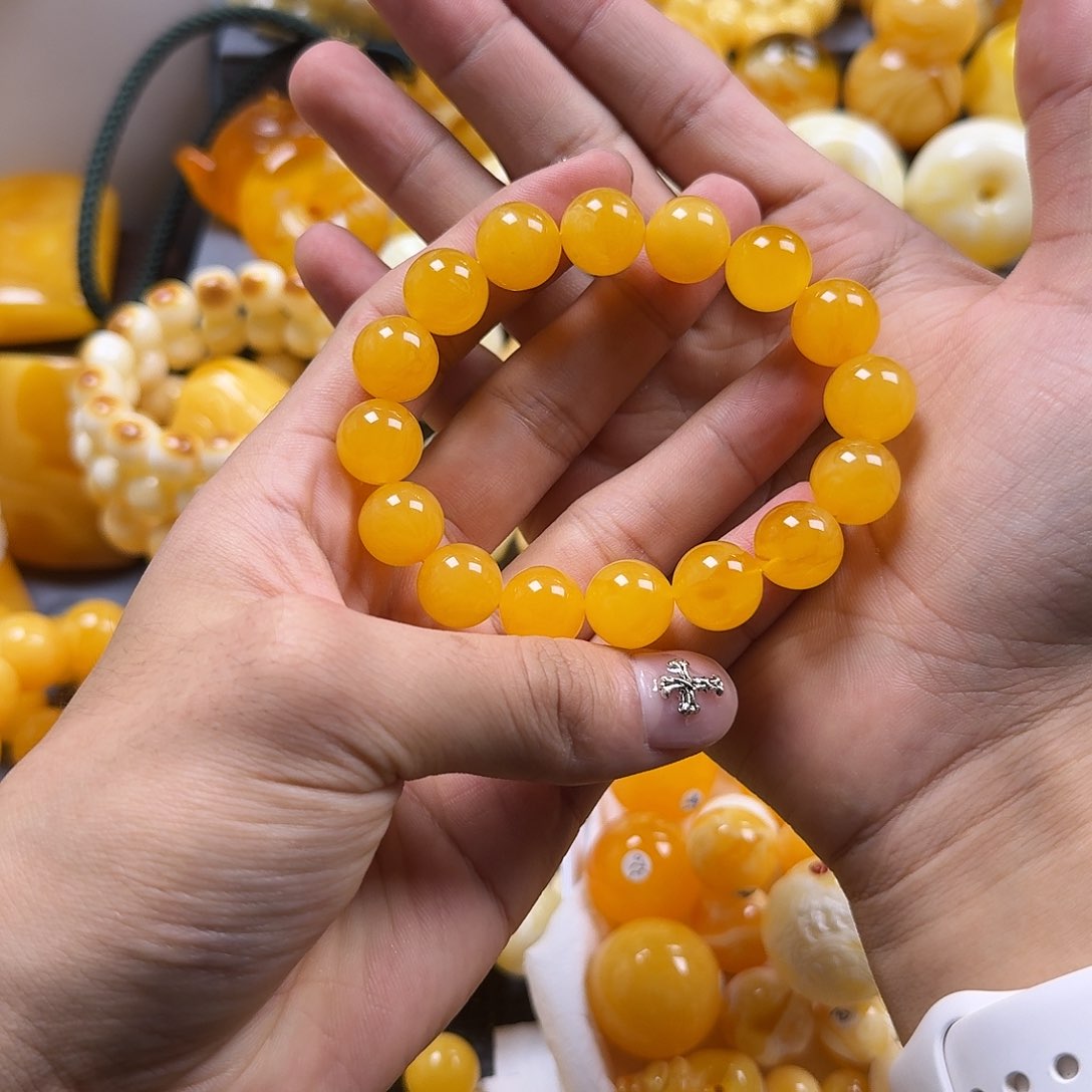 蜜蜡珠宝奇石未镶嵌13mm