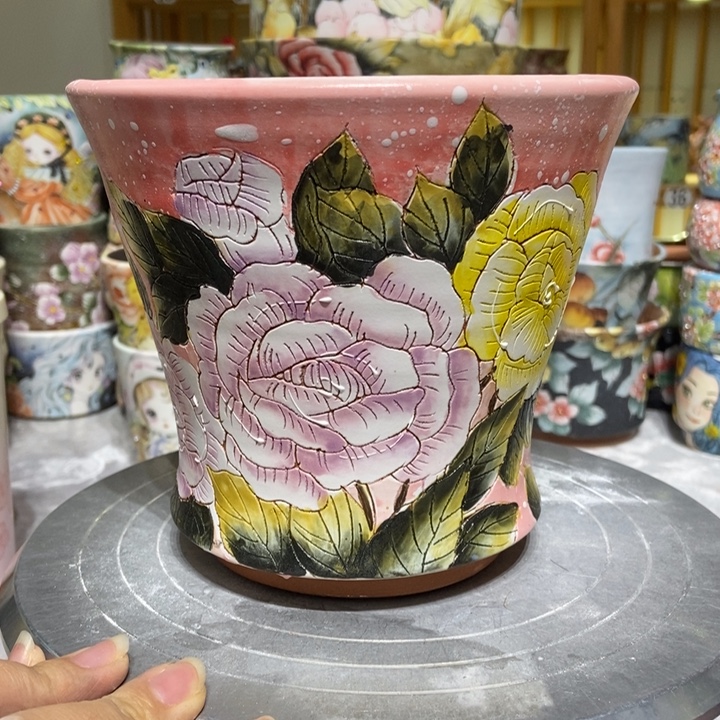 景德镇艺术手绘作品