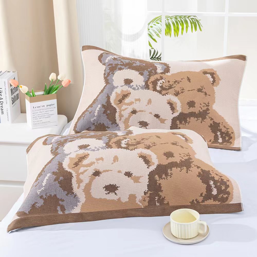 （好朋友）52*78卡通纱布枕巾