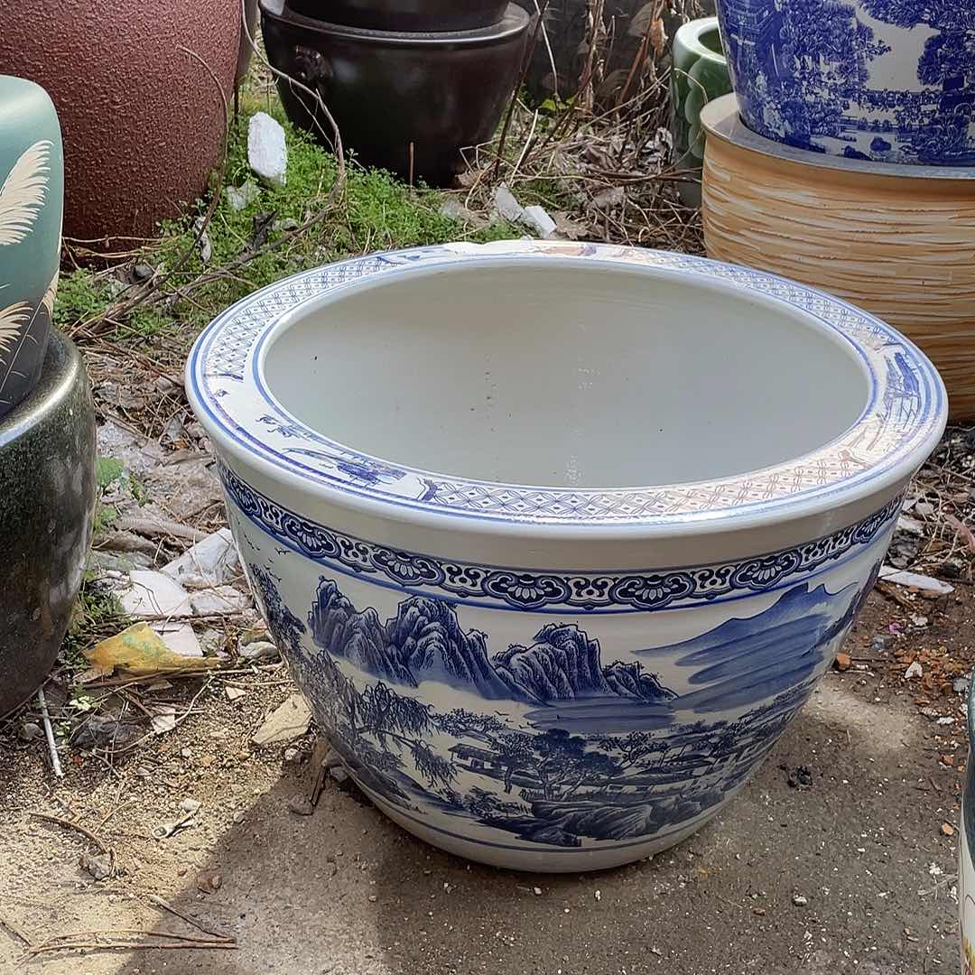 景德镇陶瓷鱼缸景德镇陶瓷鱼缸