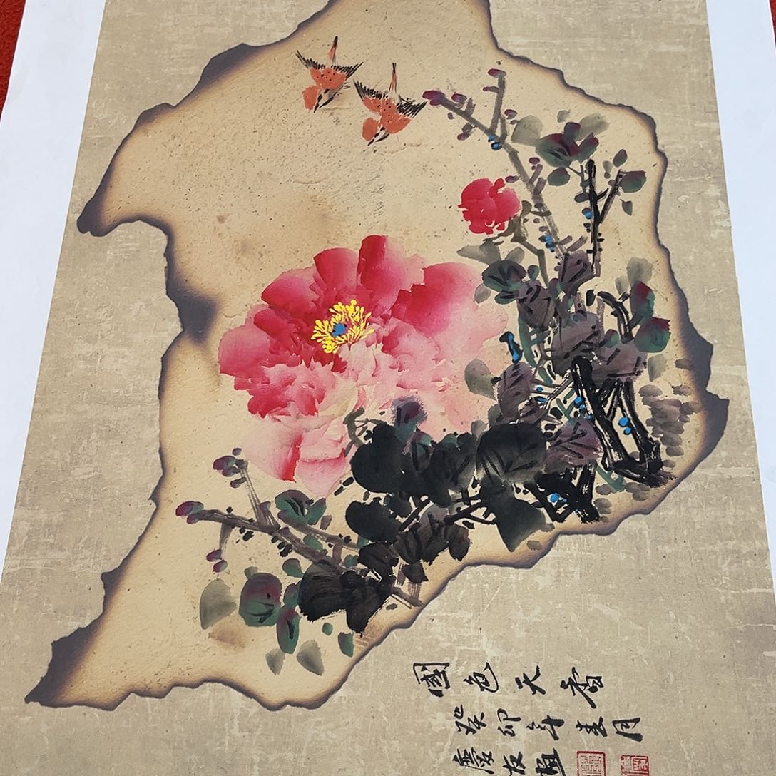 国画手绘国画作品