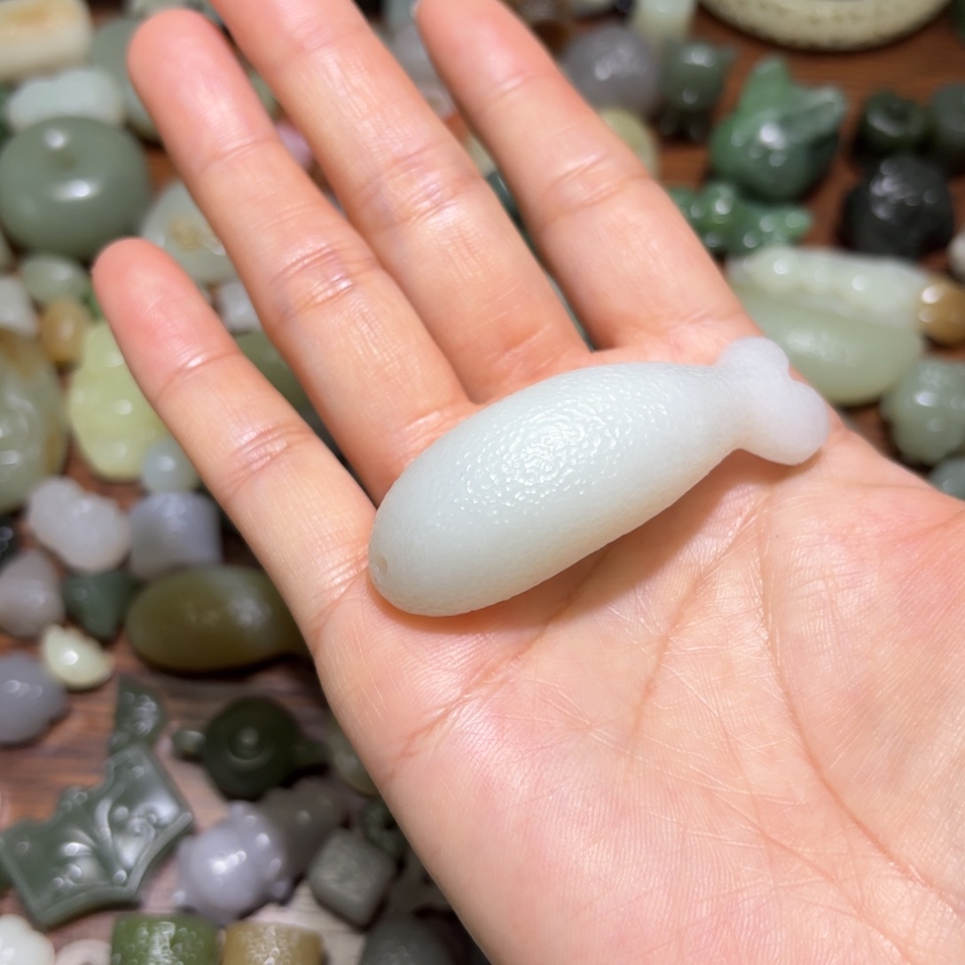 和田玉珠宝半成品未镶嵌