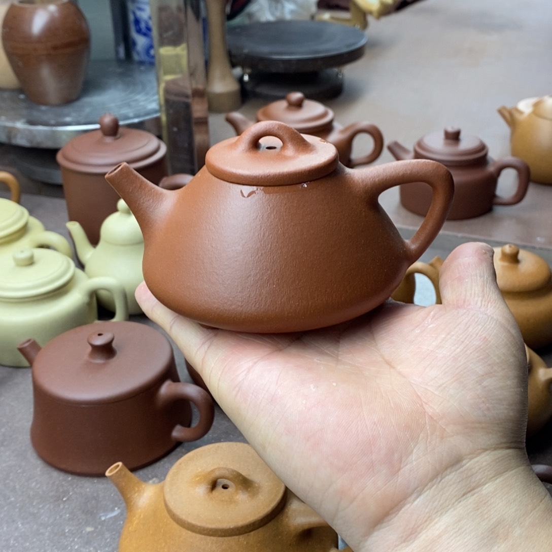 茶壶紫砂紫砂石瓢