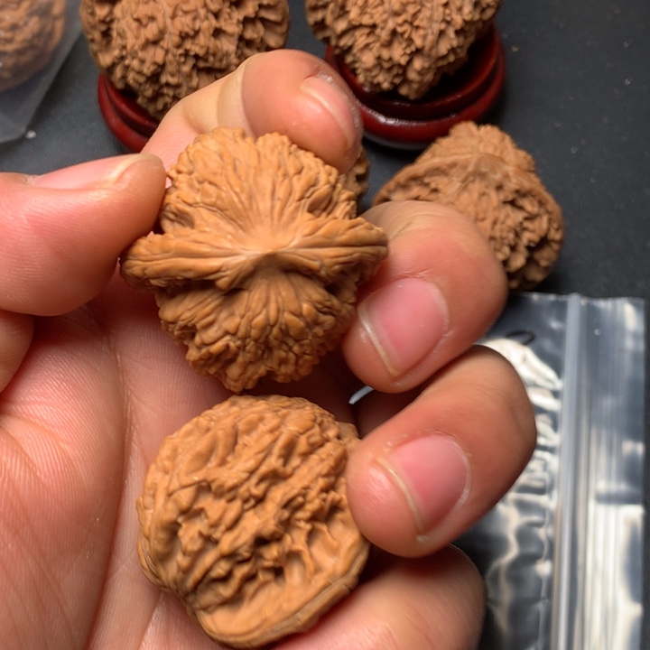 把件文玩核桃38球虎1188