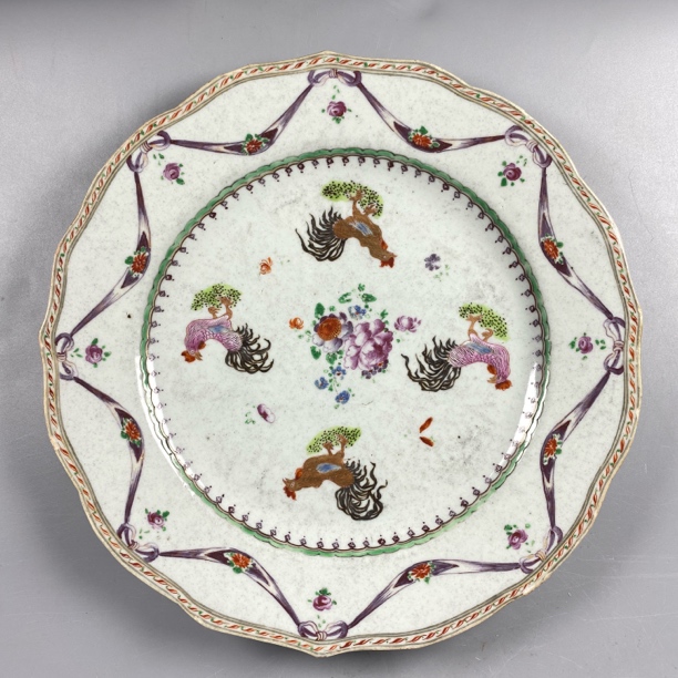 022051769 清中期 粉彩盘/FD/云南省文物总店