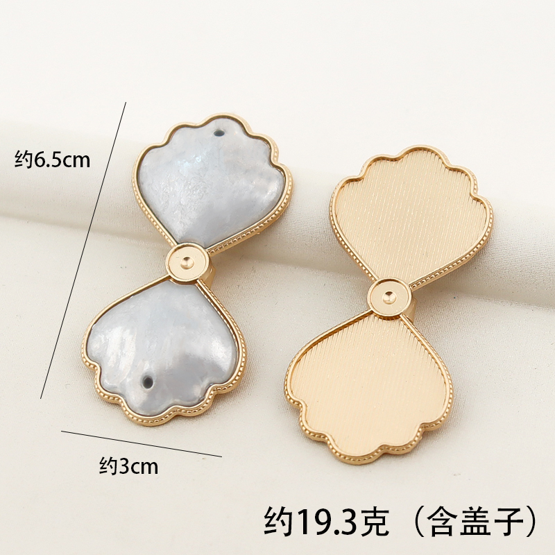 【1000-1099】头饰发夹宋锦底胚