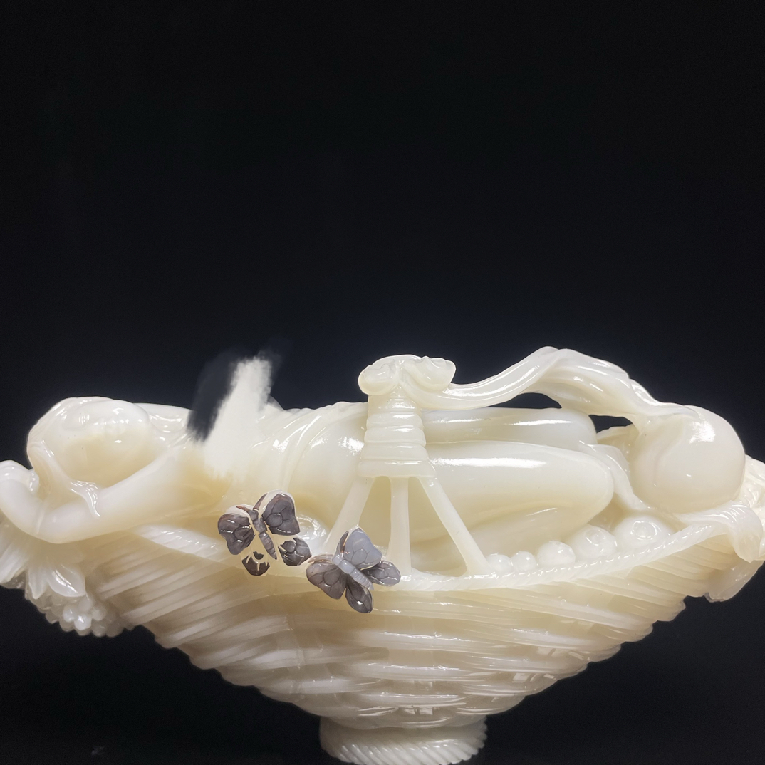 一篮富贵 14.6X7.5X4.5公分 445克手工
