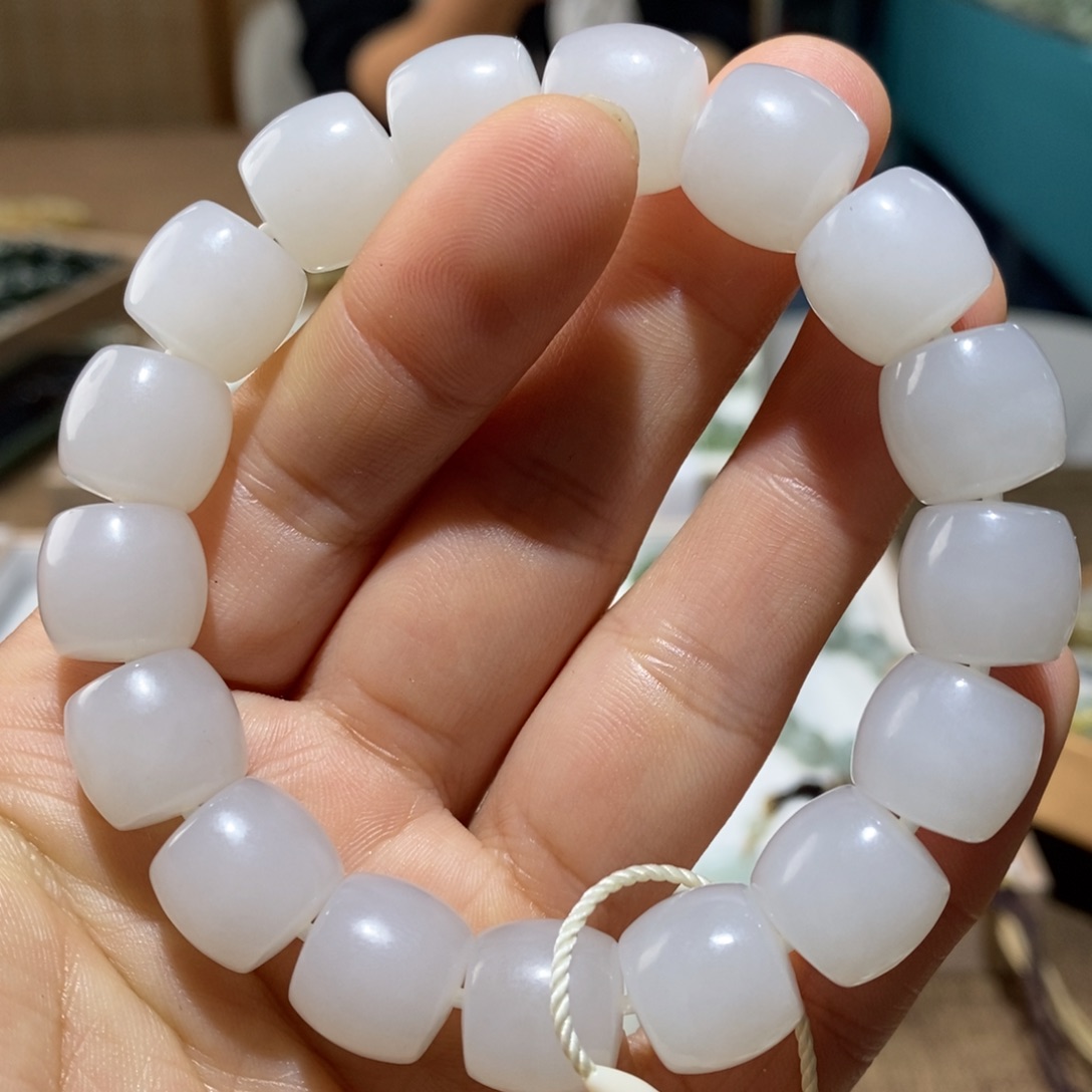 和田玉未镶嵌手链113