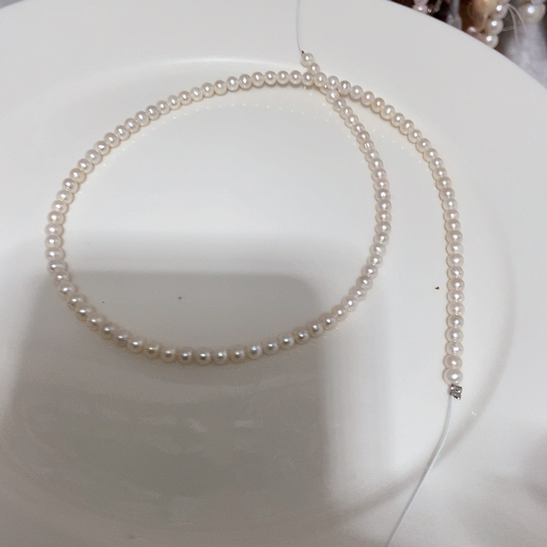 淡水珍珠颈饰合金