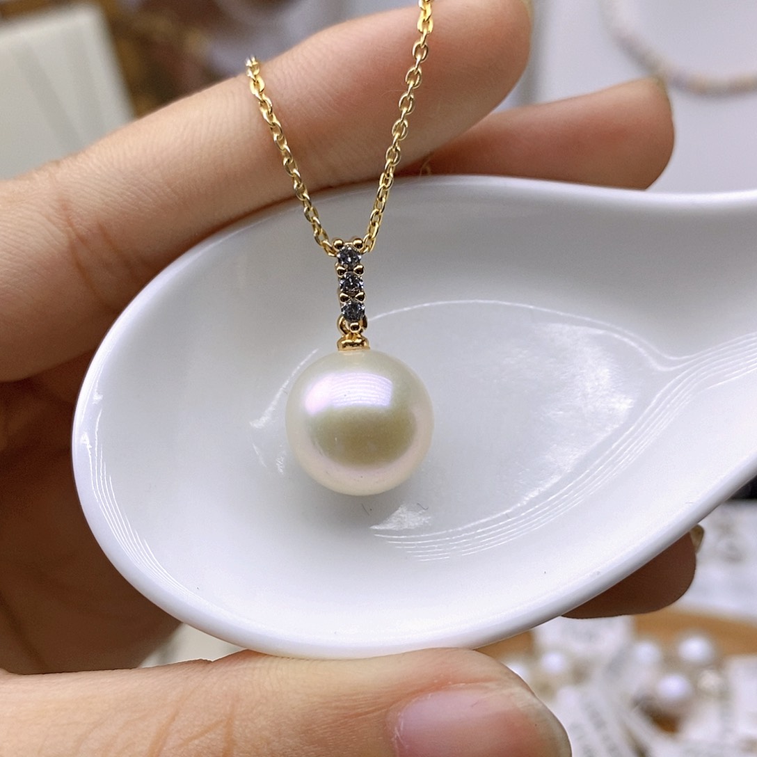 淡水珍珠未镶嵌吊坠(赠链)