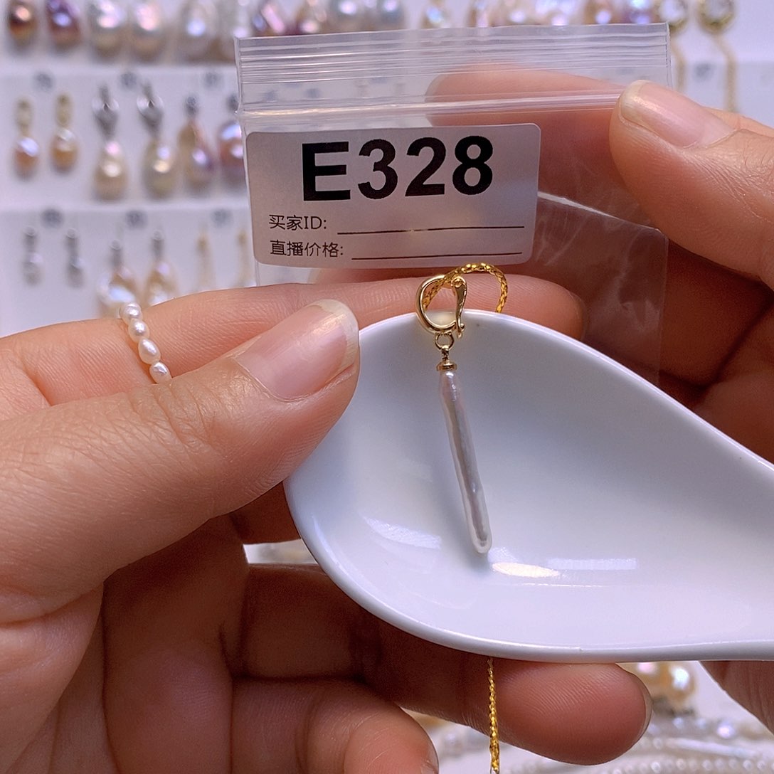 淡水珍珠颈饰银S925镶嵌