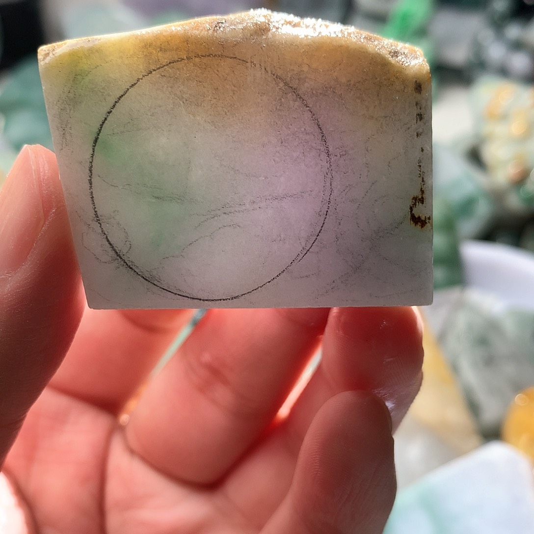 翡翠散珠翡翠原石片料