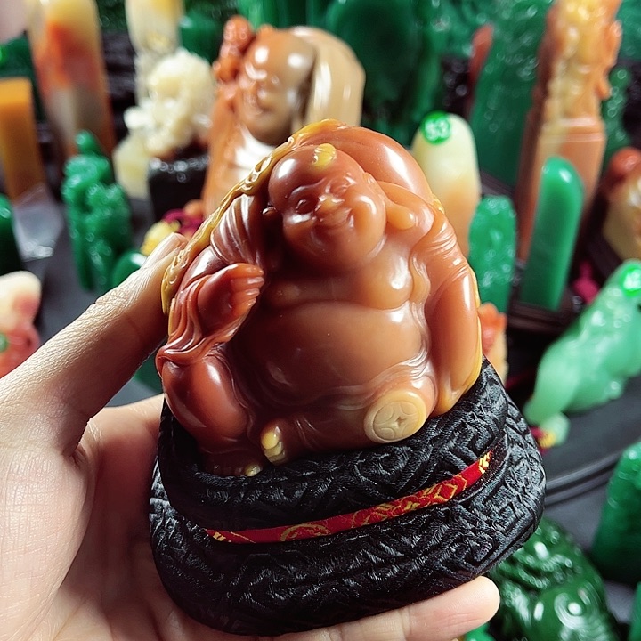 老挝石老挝田黄石