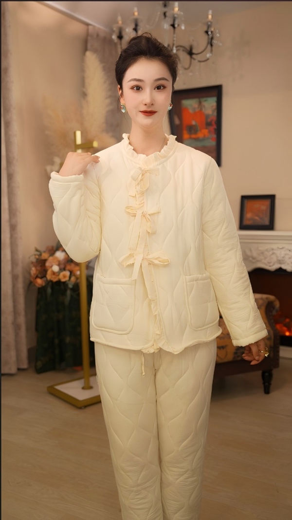 【香榭丽舍】25春季新款保暖时尚气质外穿家居服套装睡衣12147