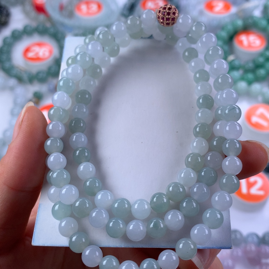 未镶嵌手链翡翠卡6.3