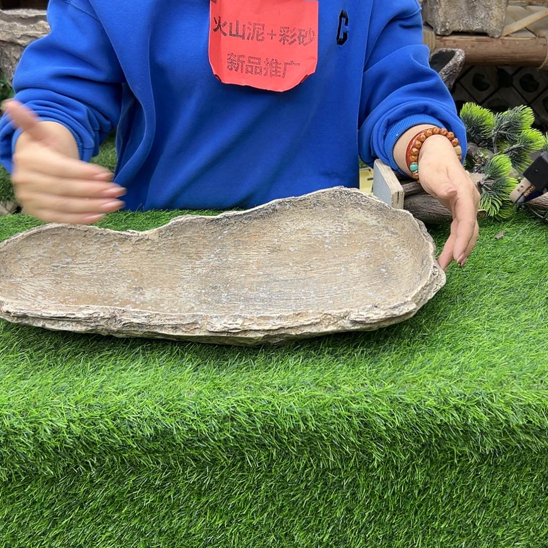 盆景异性花盆鱼缸w50