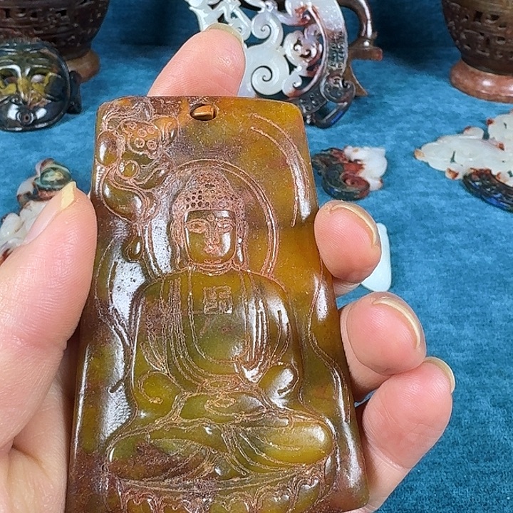 和田玉（糖玉）未镶嵌挂件