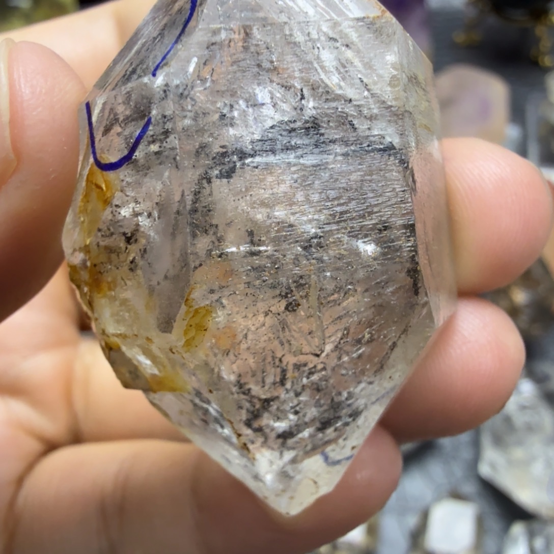 荞***岚石材闪灵带水胆沙