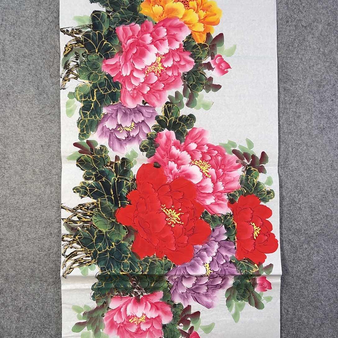 国画444 花鸟在此处飞翔也不太可能