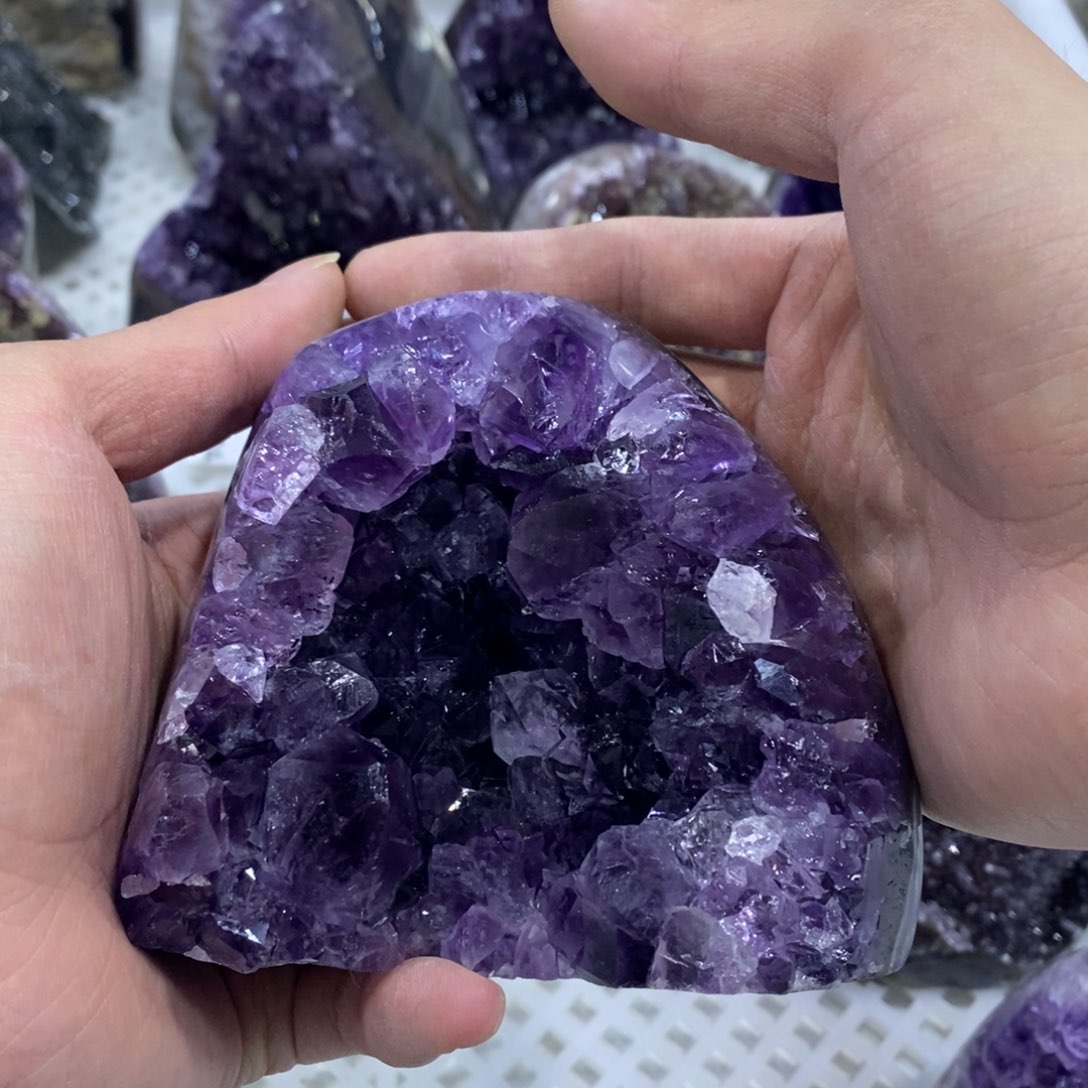 紫晶摆件摆件未镶嵌