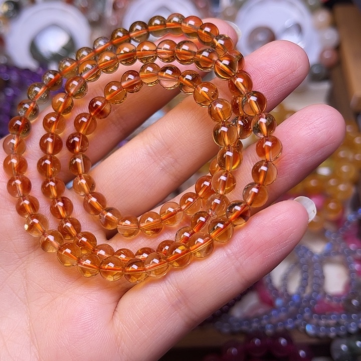 想****水晶手链未镶嵌黄塔水晶