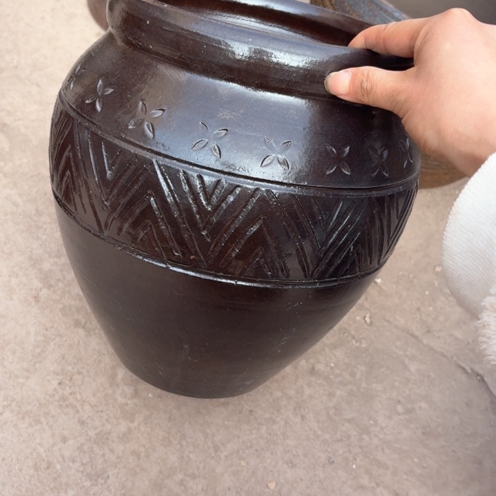 紫砂花盆口径20/27有孔