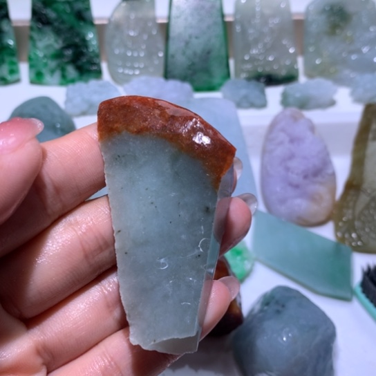 翡翠散珠翡翠边角料