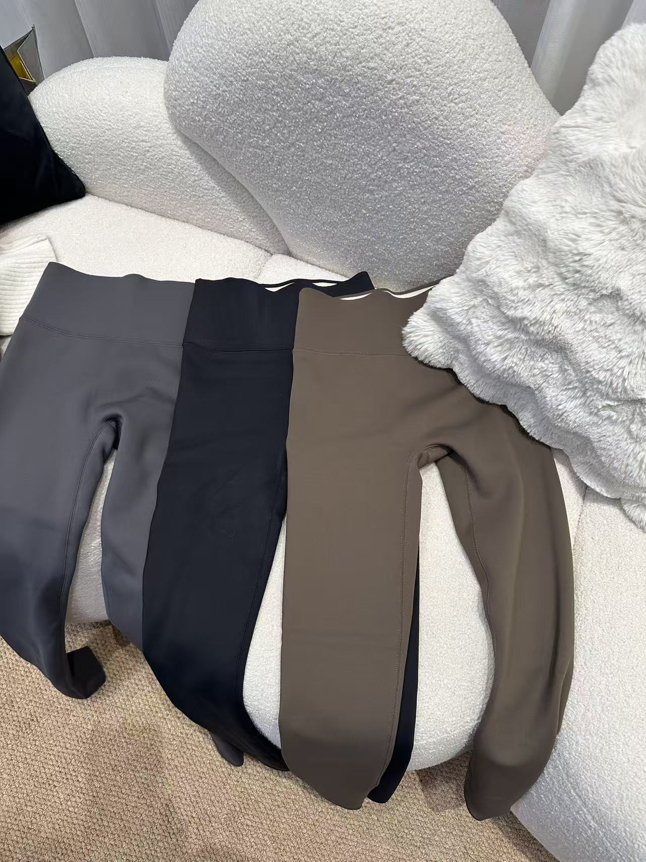 【AXIN定制】高品质羊羔绒打底裤女 8025