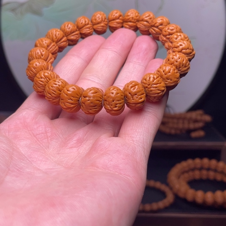 A***万桃核手串15蟠桃手串