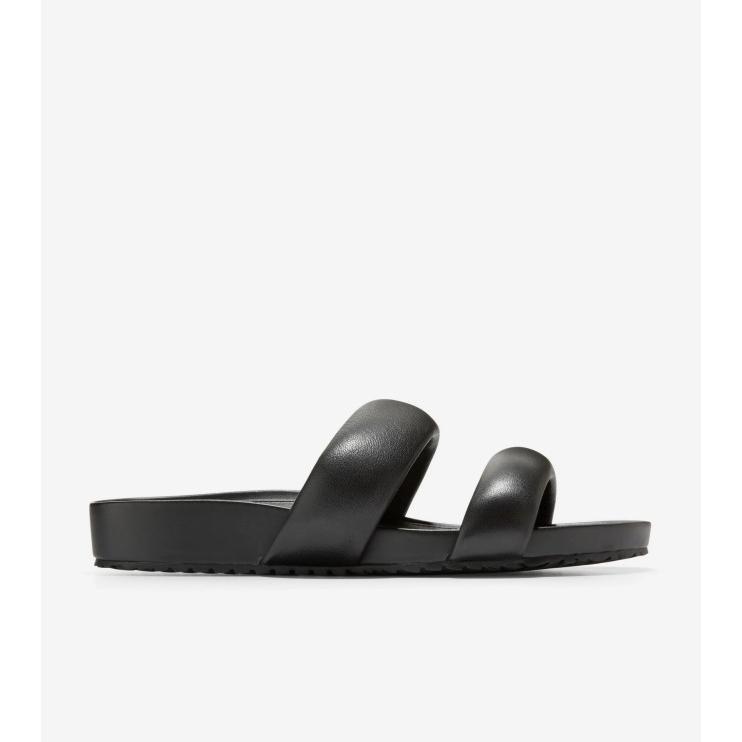 COLEHAAN/歌涵女士黑色舒适简约拖鞋W28498默认微瑕