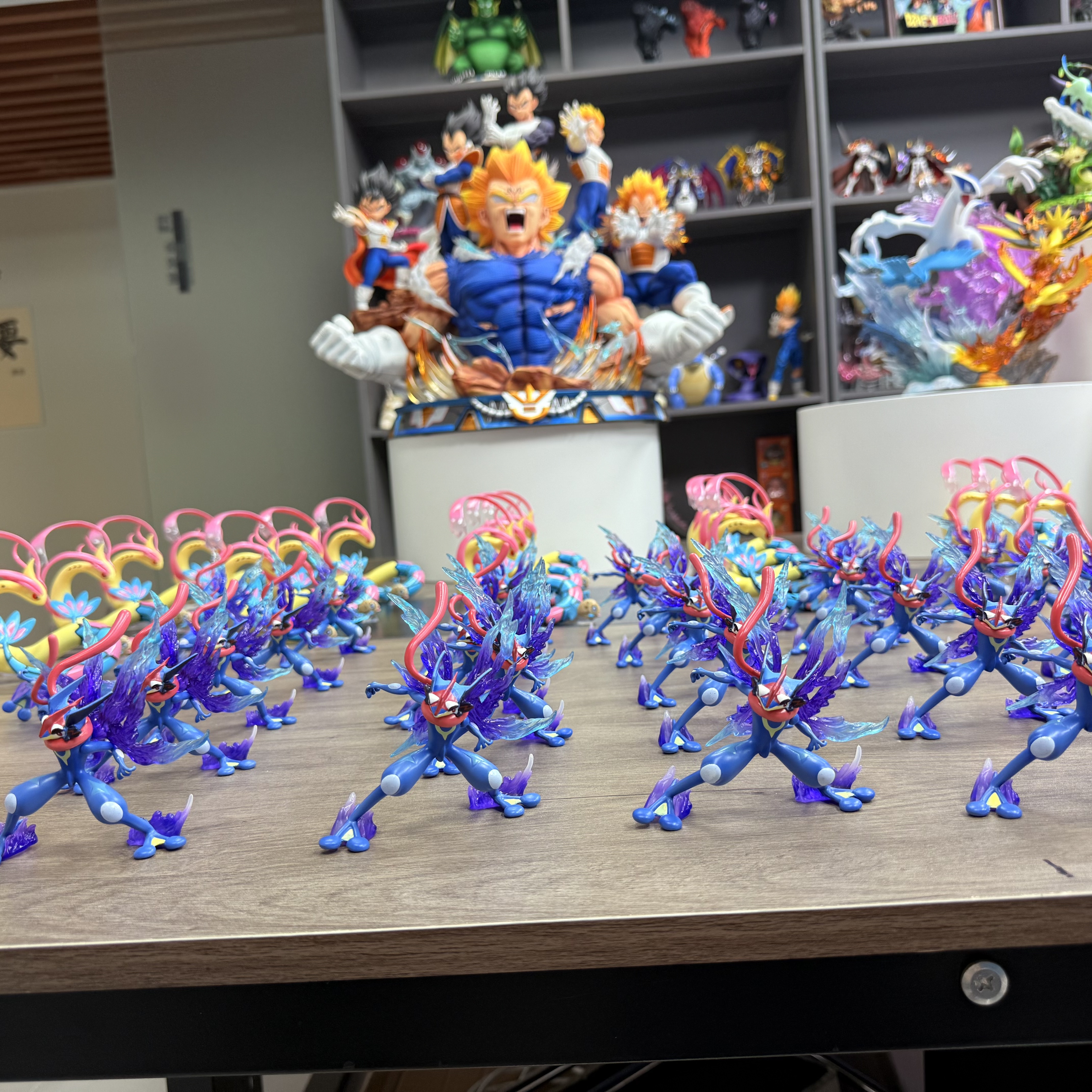 【全款现货48小时】蓝色粉色 甲贺忍蛙 手办摆件