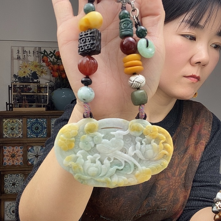 翡翠项链未镶嵌项链