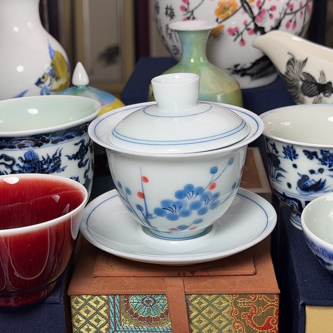 盖碗瓷景德镇陶瓷文化艺术