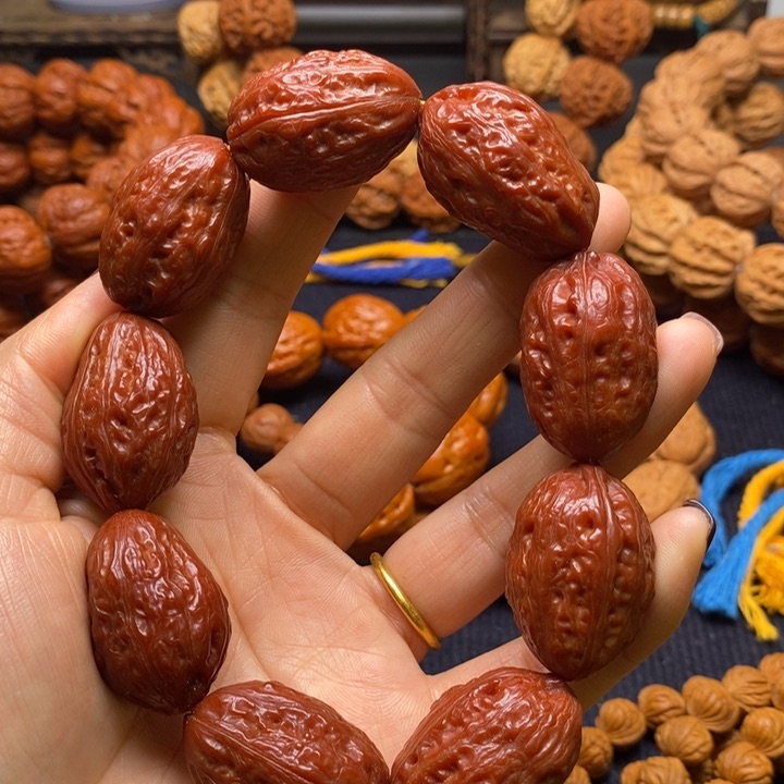 【闪购商品】手串文玩核桃展**翔无边大枣文玩核桃